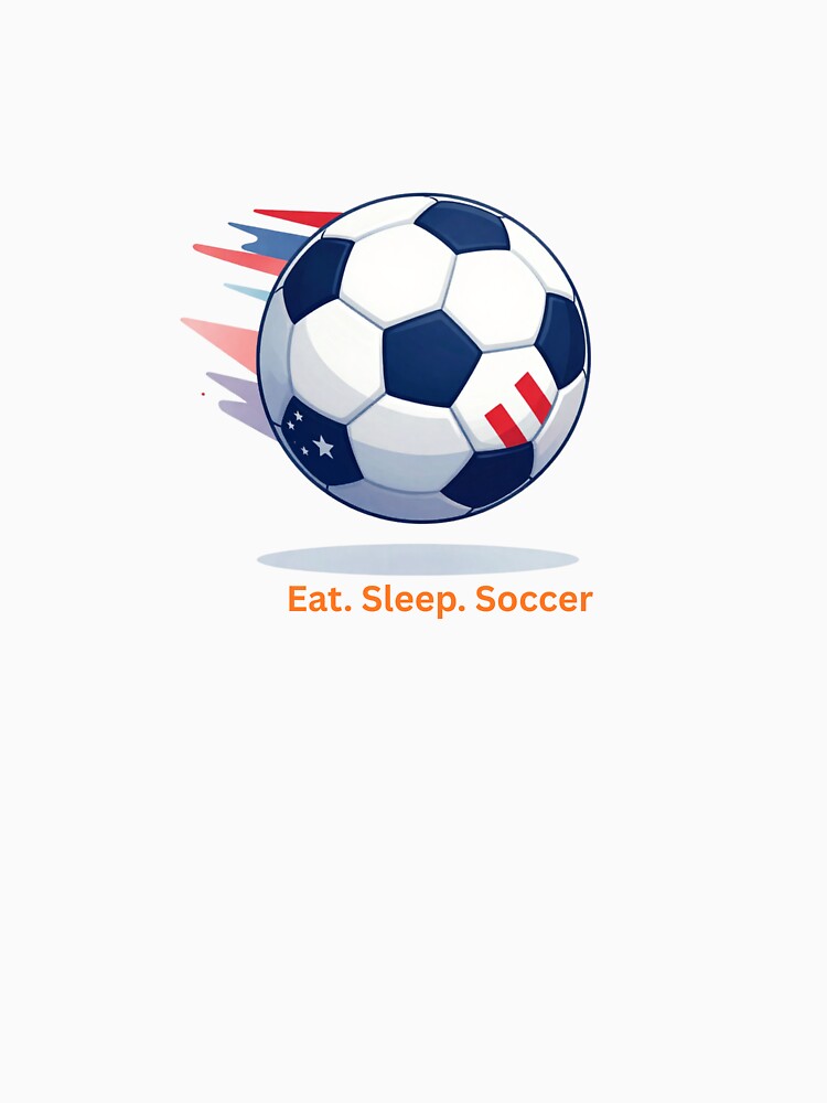 Eat Sleep Soccer Repeat Shirt, Funny Soccer Quote Tee, Soccer Fan Gift, Football Lover Apparel, Sports Lifestyle Design by gluxdesing