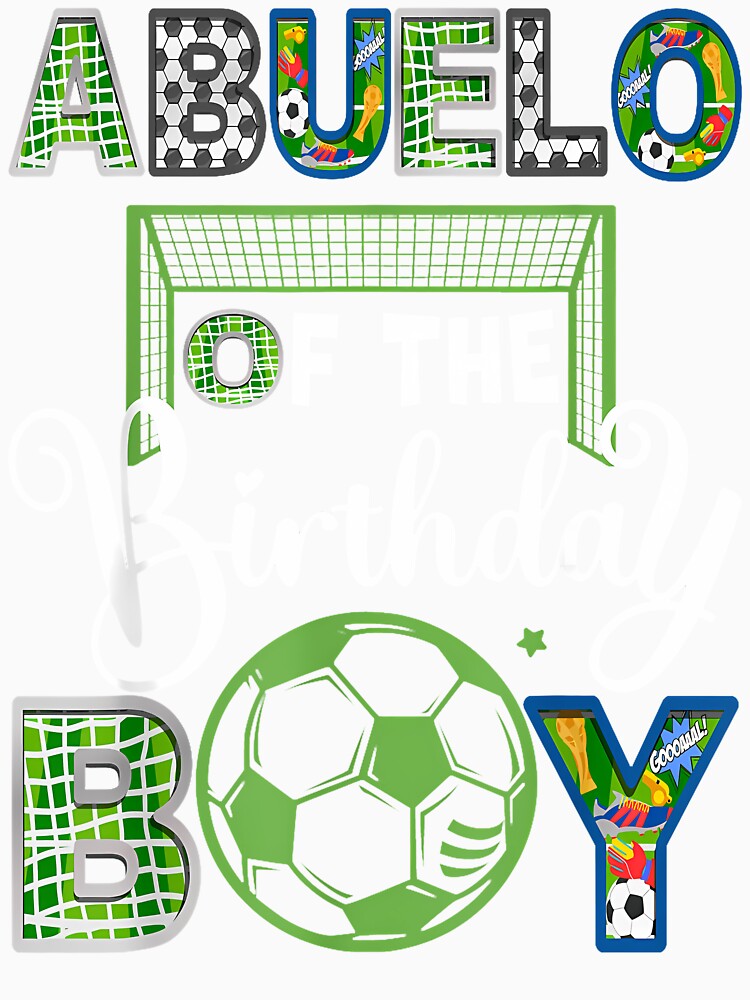 Abuelo Of The Birthday Boy Soccer Baller Birthday by stinemais4540
