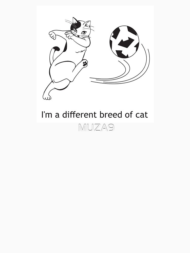 A different breed of cat (soccer cat) by MUZA9