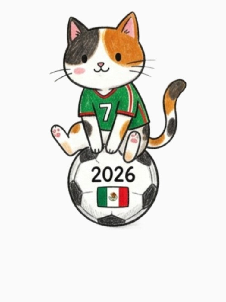 Mexico Soccer Cat #7 - 2026  Spirit by TaiwanMemory