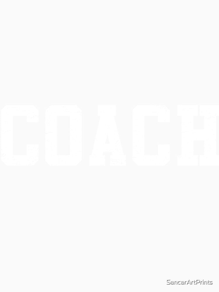 Coach Distressed Sports Team by SancarArtPrints