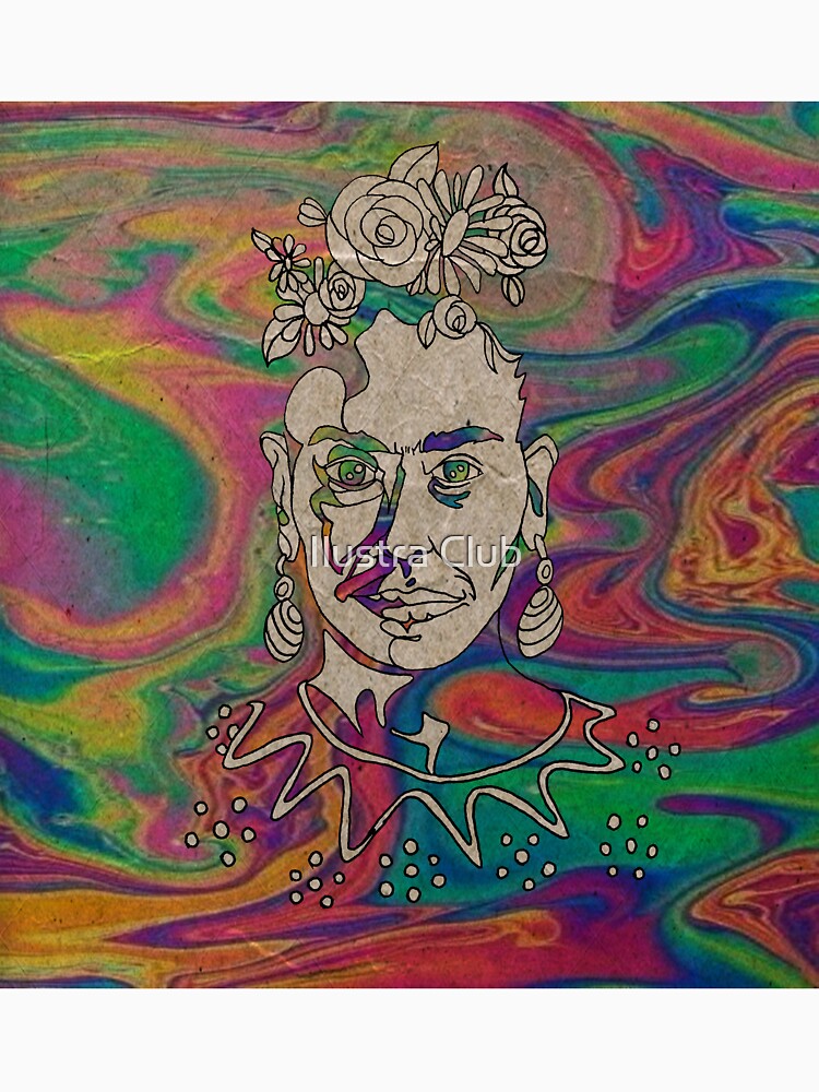 frida psychedelic art by Ilustra Club