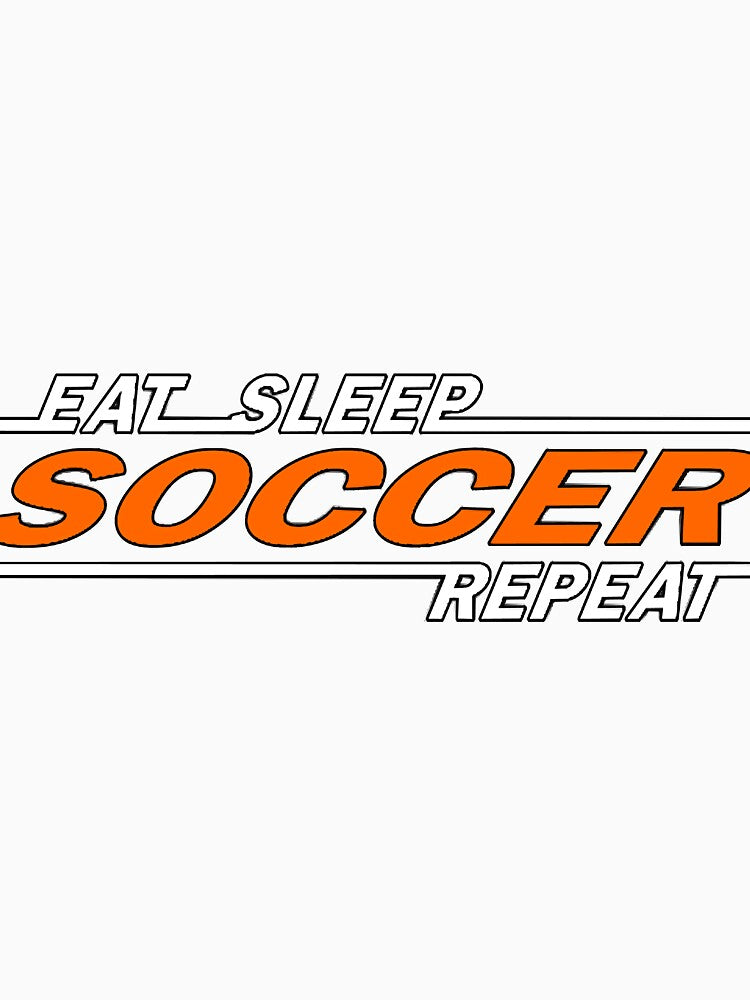 Eat sleep soccer repeat t shirt. by Lazarz8