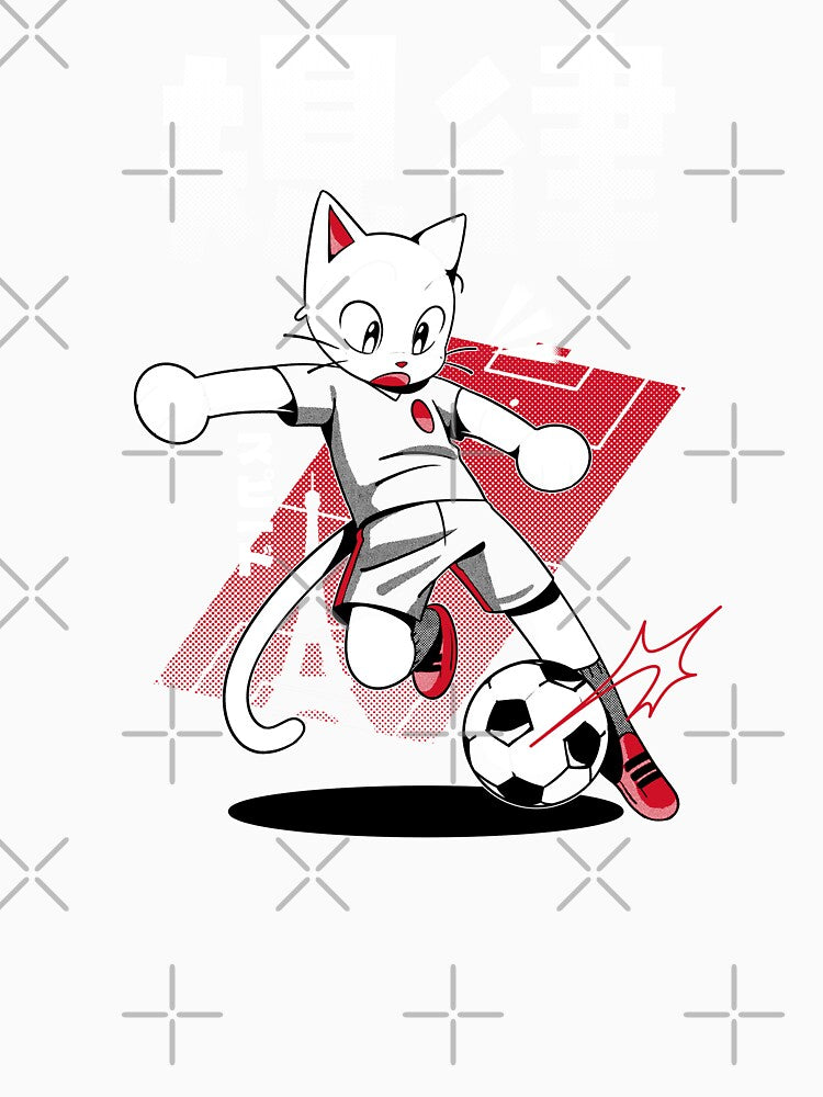 Cat Playing Football Paris by Tobe Fonseca by Tobe Fonseca®