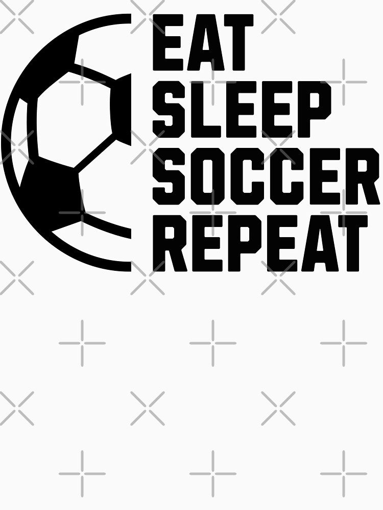 eat, sleep, soccer, repeat by GreenKaiju studio