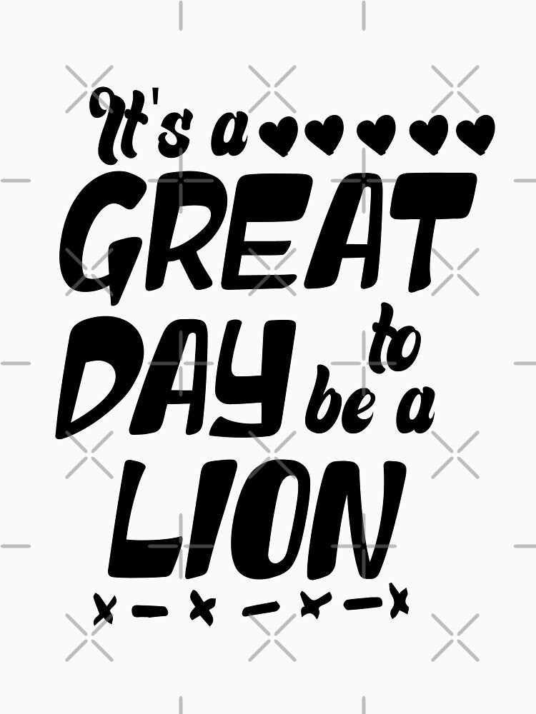 School Spirit It's a Great Day to Be A Lion Teacher Team Mom Dad Fall School Football game Baseball game by beawesome105