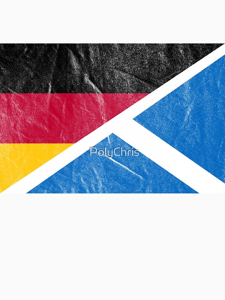 Distressed Germany Scotland Flag by Carl's Clothing