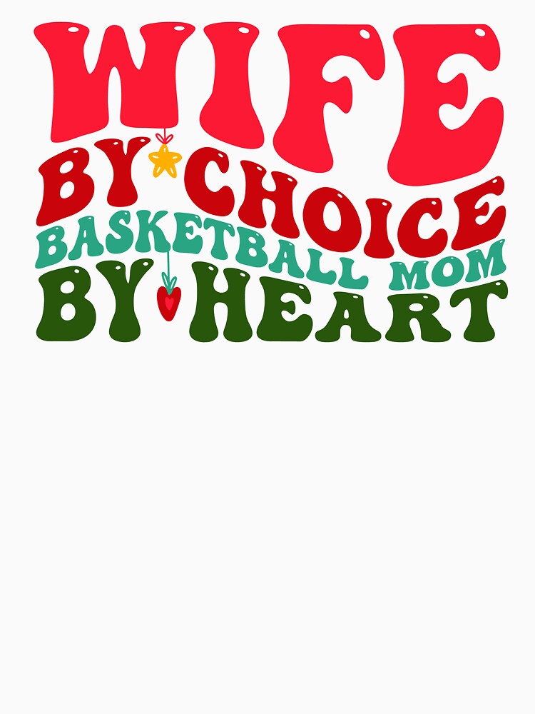 Wife Basketball Mom Christmas Xmas Funny Groovy by aymanehammi