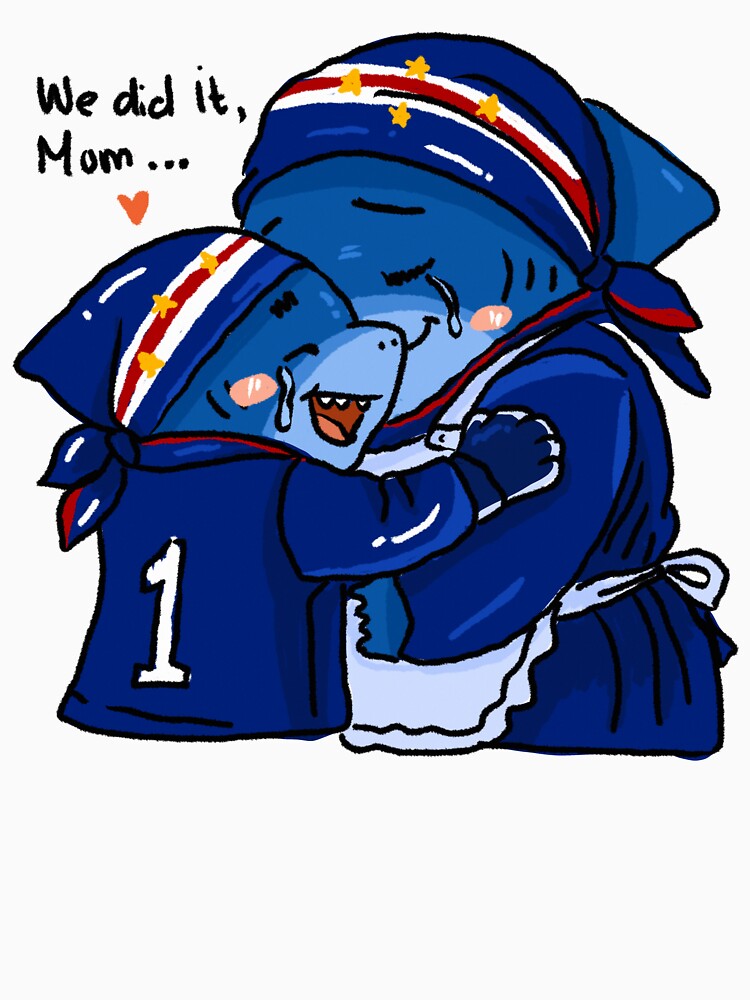 We Did It, Mom – Emotional Cape Verde Shark Victory Hug by chupichapa