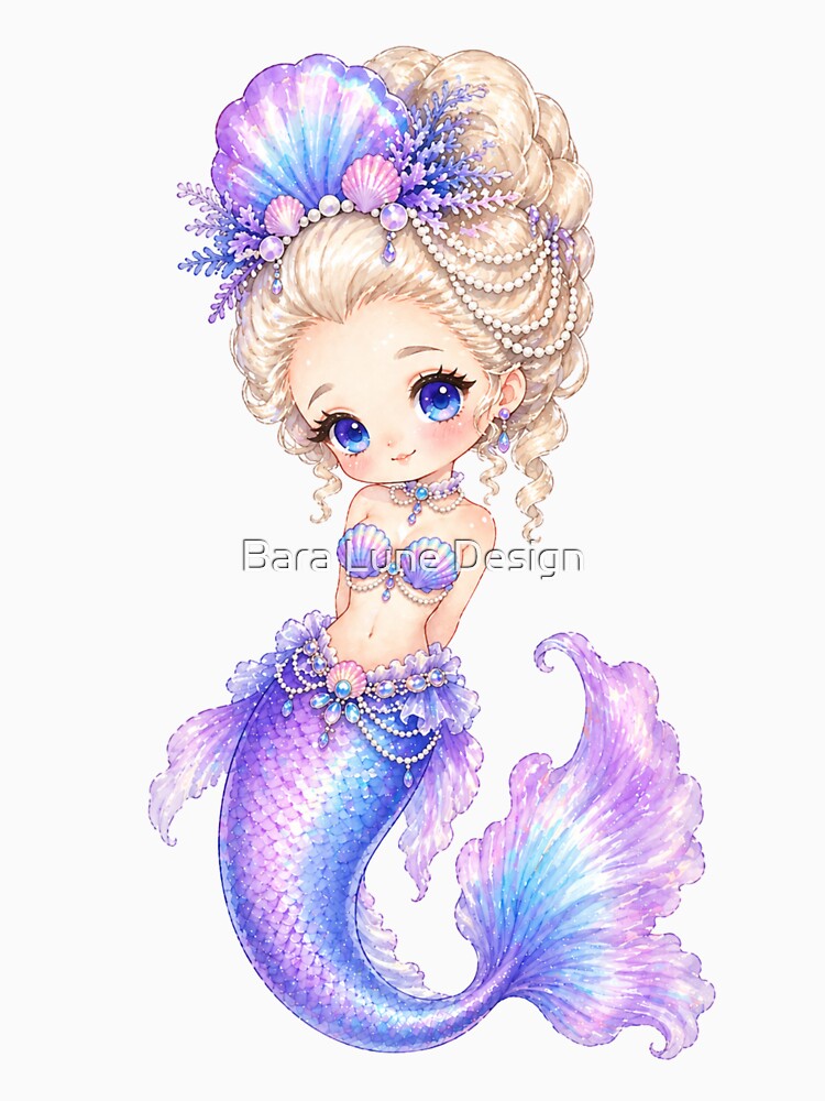 Versailles Mermaid Princess (Marie Antionette-Inspired) by Bara Lune Design