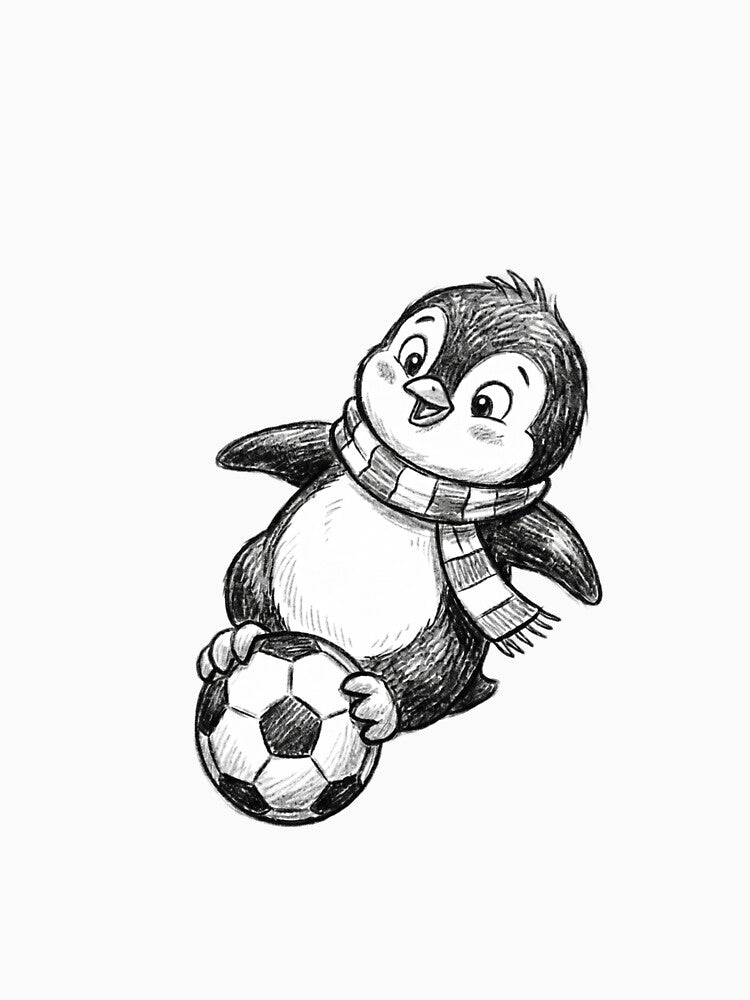 Cute Penguin Soccer Star - 2026 World Cup Fluffy Forward by TaiwanMemory