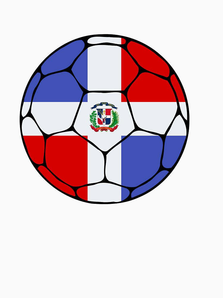 Dominican Republic Soccer Ball by ehgraphics15