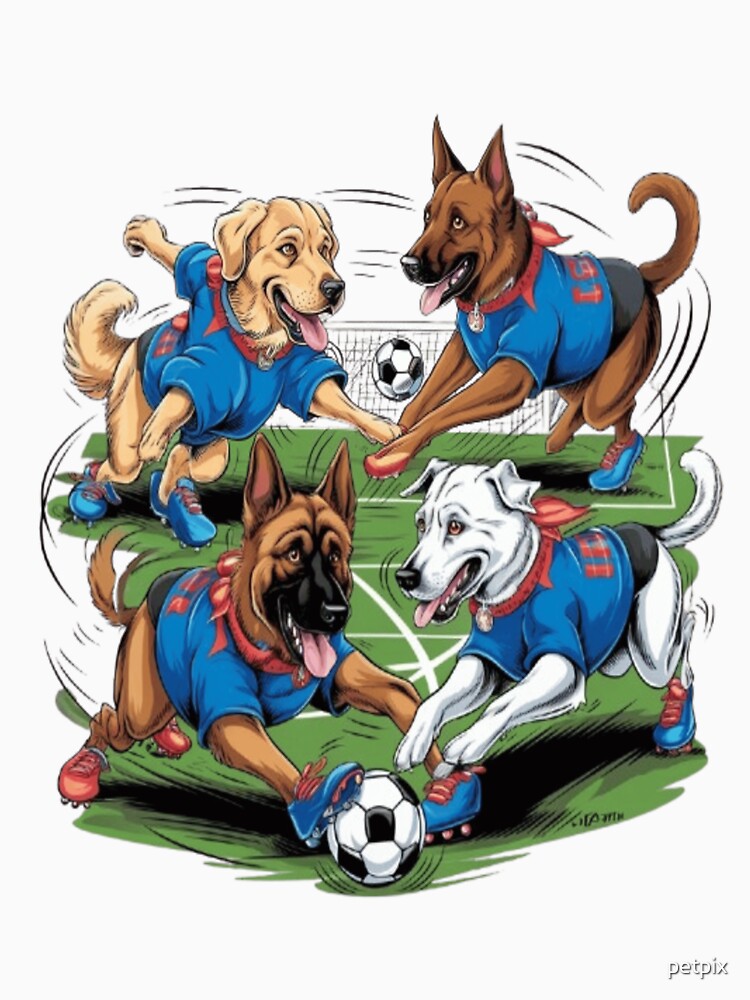 Soccer Dogs – Golden Retriever, Shepherd, and More! by Petpixy