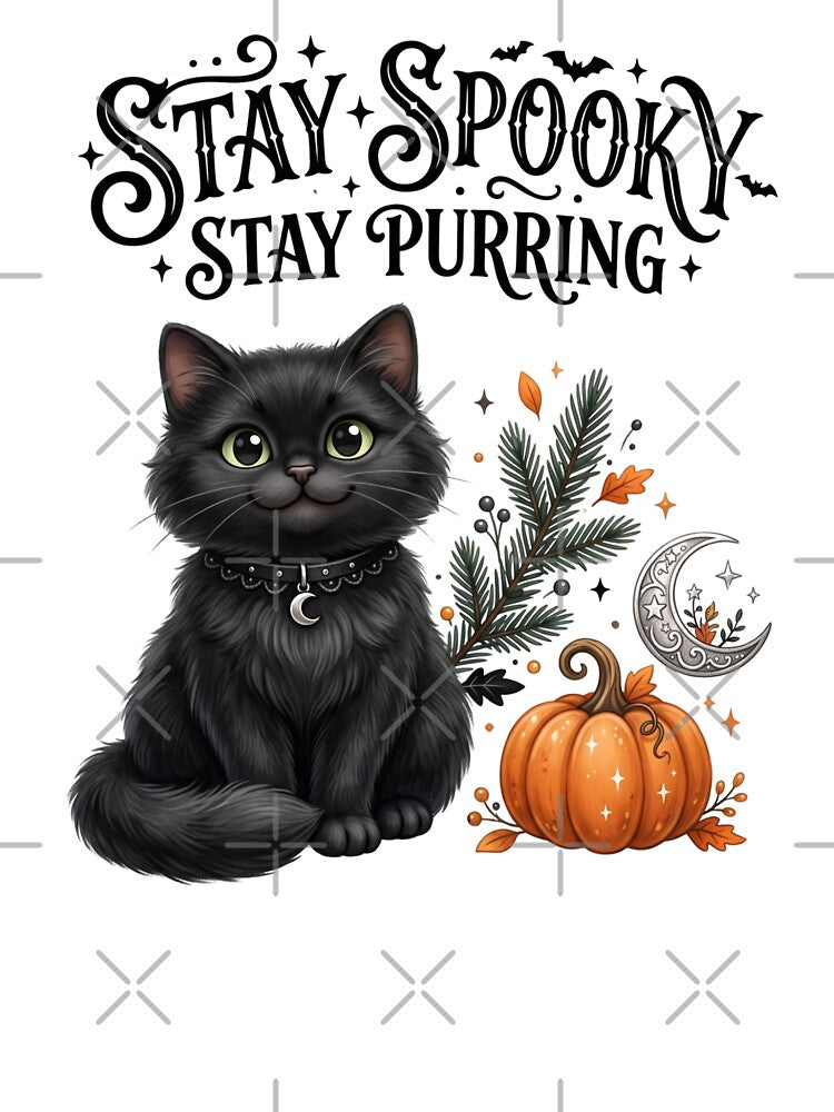 Cute Halloween Cat Design by pradeepvisuals