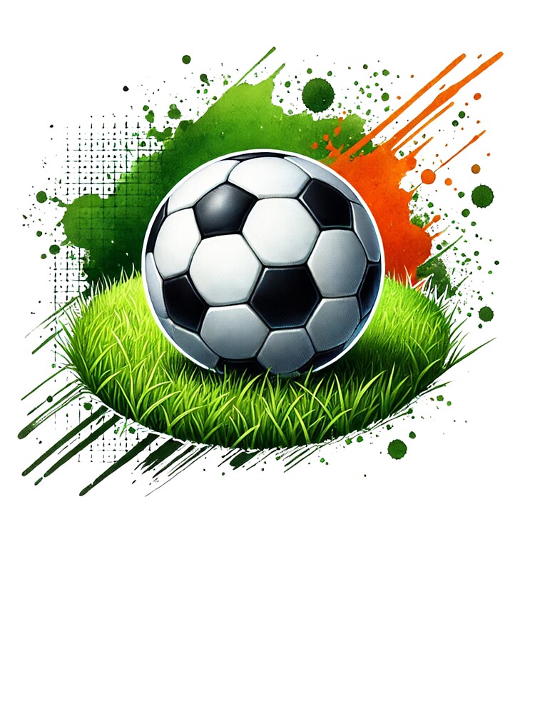 Watercolor Splash Soccer Ball Graphic by Auravera Designs