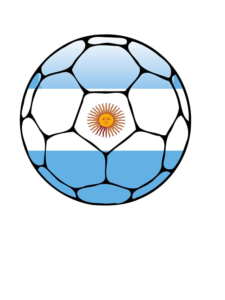 Argentina Soccer Ball by ehgraphics15