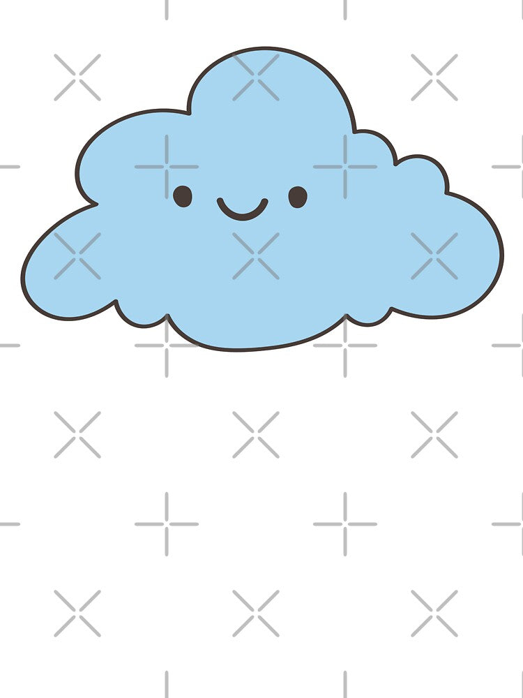 Cute Fluffy Blue Cloud by elunemori