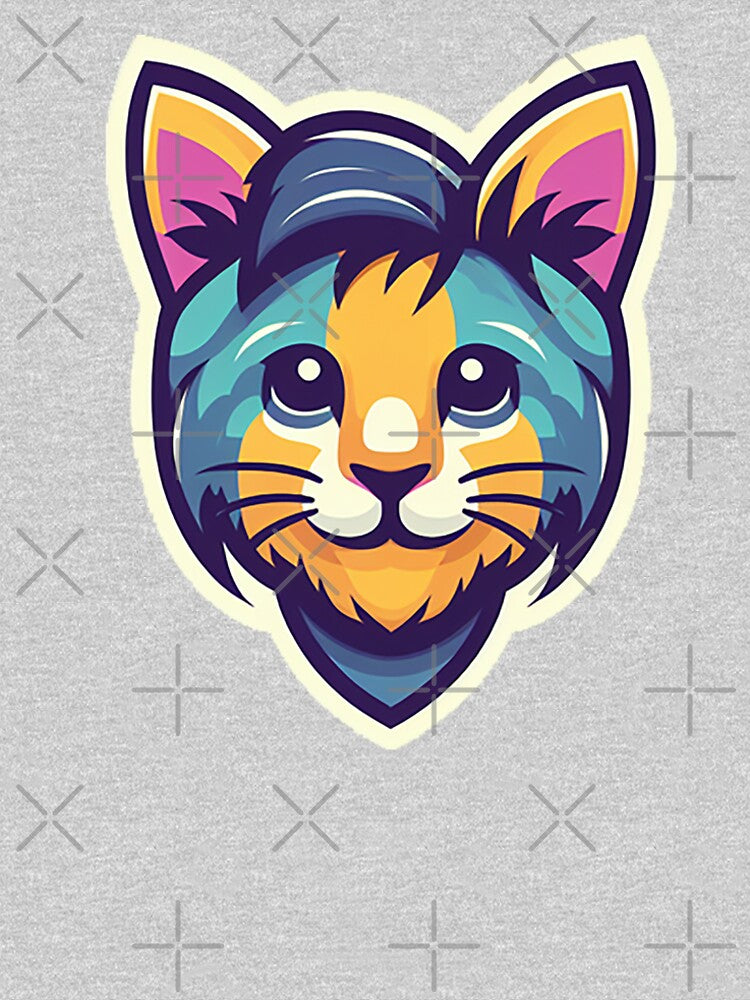 Messi-Inspired Colorful Cat by INVADesign