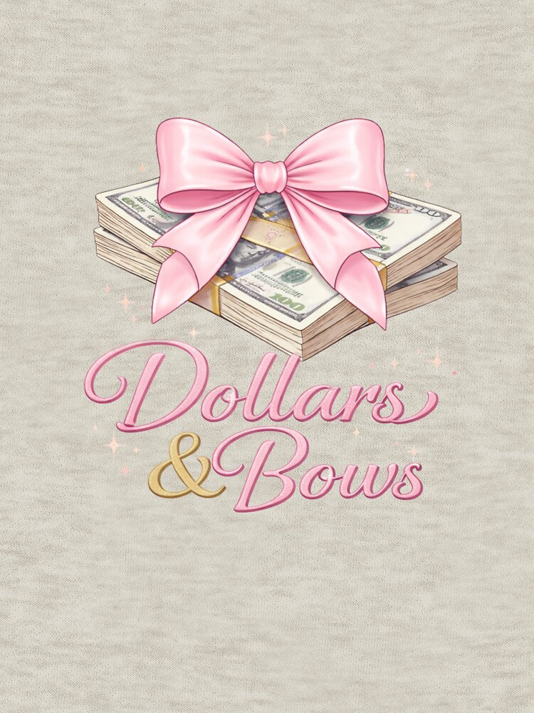 Dollars & Bows – Coquette Money Aesthetic Pink Design by Aura.Creative
