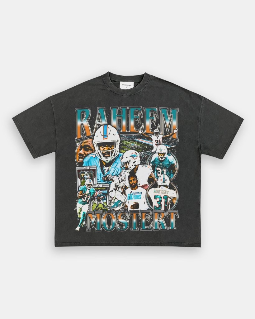 RAHEEM MOSTERT TEE Hoodie, Sweatshirt | CoreVibeTees.com (Image 1)