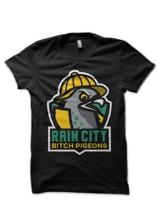 Rain City Bitch Pigeons T-Shirt Hoodie, Sweatshirt | CoreVibeTees.com