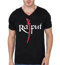 Rajput Black V Neck Tee Hoodie, Sweatshirt | CoreVibeTees.com