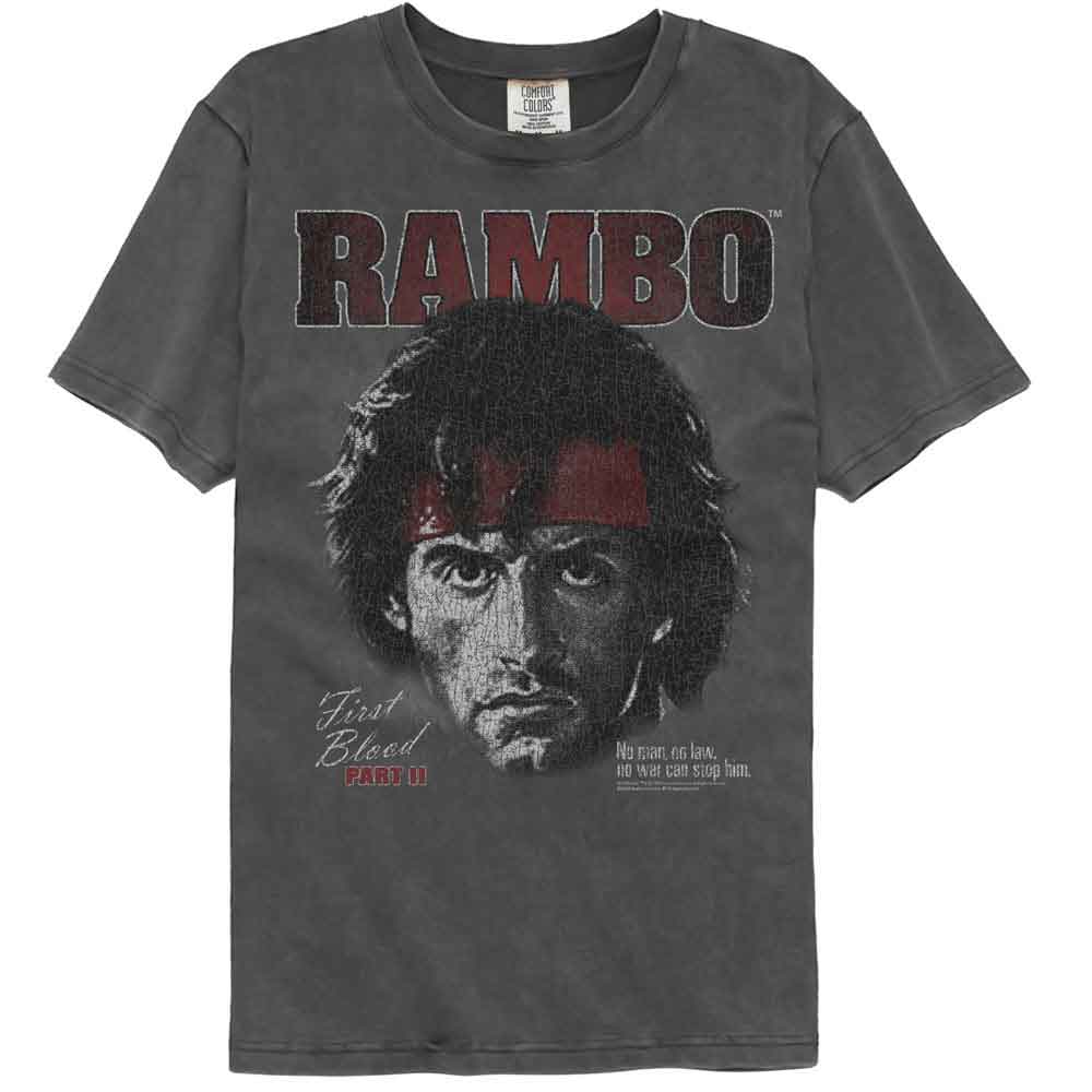 Rambo - First Blood Pt 2 Portrait Comfort Color T-Shirt Hoodie, Sweatshirt | CoreVibeTees.com