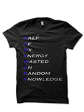 Half Of My Energy Wasted On Random Knowledge T-Shirt Hoodie, Sweatshirt | CoreVibeTees.com