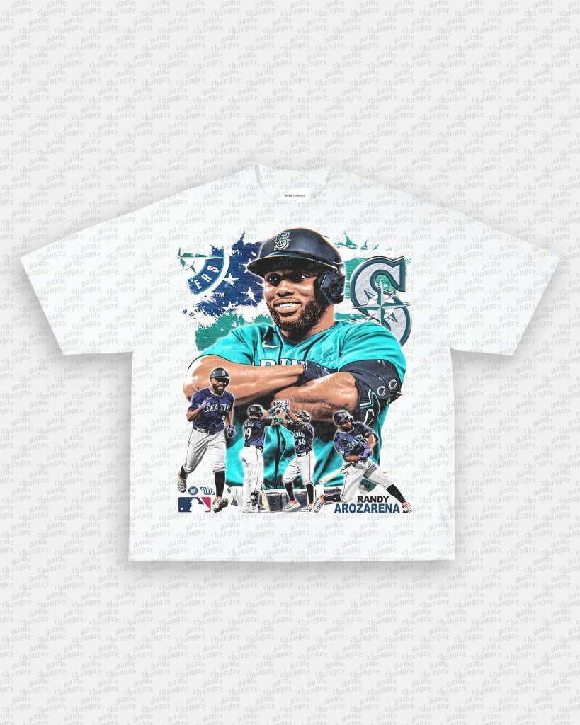 RANDY AROZARENA - MARINERS TEE Hoodie, Sweatshirt | CoreVibeTees.com (Image 2)