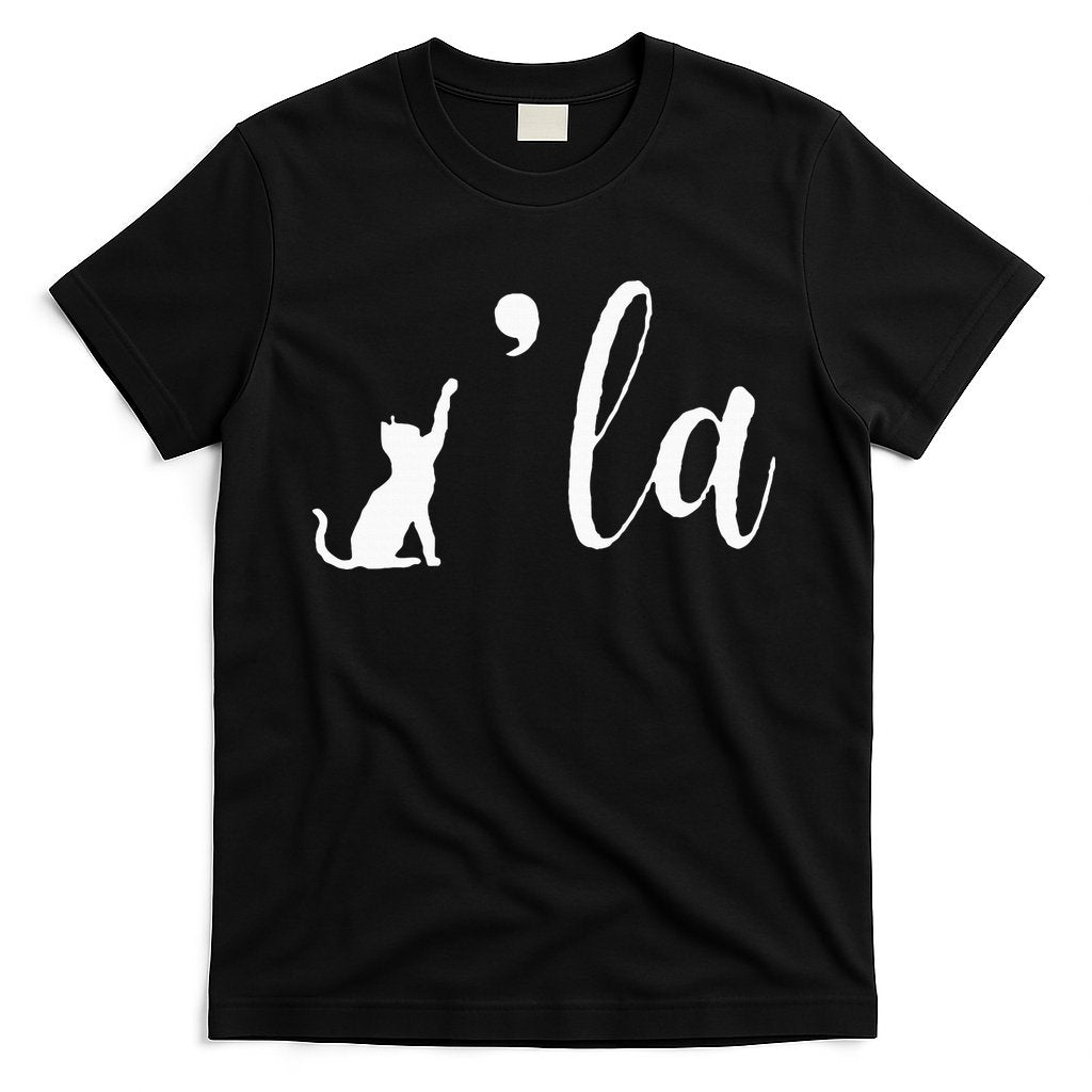 Retro Cat Comma La Kamala Harris For President 2024 Election T-Shirt Style001 Hoodie, Sweatshirt | CoreVibeTees.com