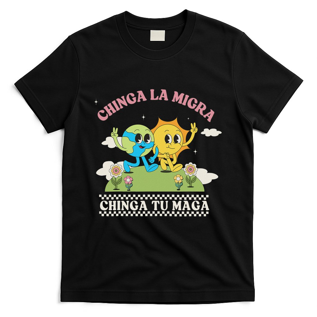 Retro Chinga La Migra Chinga Tu Maga T-Shirt Hoodie, Sweatshirt | CoreVibeTees.com