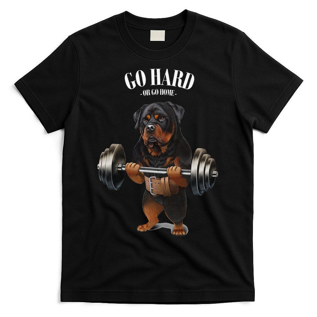 Rottweiler Dog Weightlifting in Fitness Gym T-Shirt Hoodie, Sweatshirt | CoreVibeTees.com