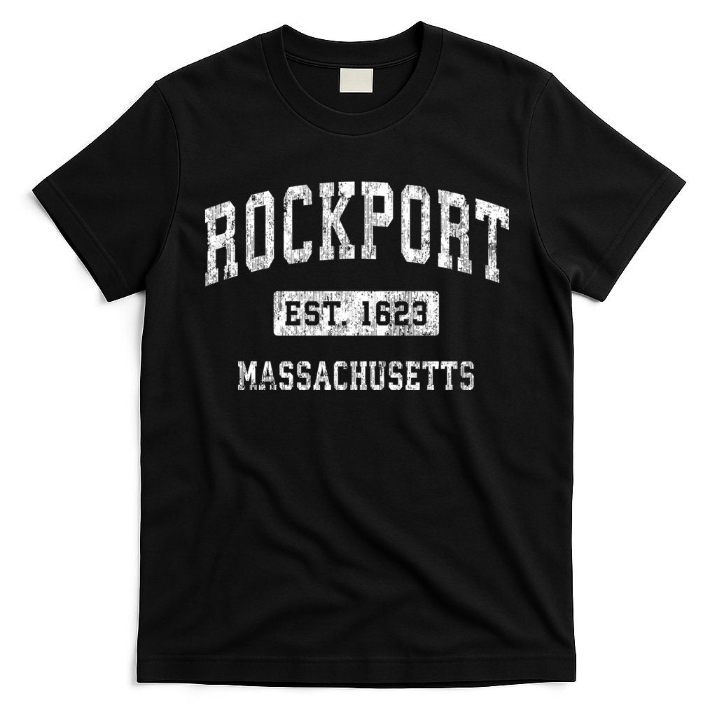 Rockport Est 1623 Massachusetts Ma Vintage Established Sports Design T-Shirt Hoodie, Sweatshirt | CoreVibeTees.com