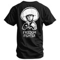 Freedom Fighter Cowboy President Trump Men's T-Shirt Hoodie, Sweatshirt | CoreVibeTees.com (Image 1)