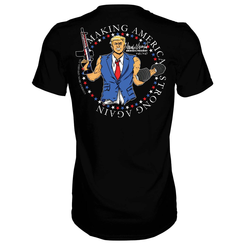 Make America Strong Again Men's T-Shirt Hoodie, Sweatshirt | CoreVibeTees.com (Image 2)