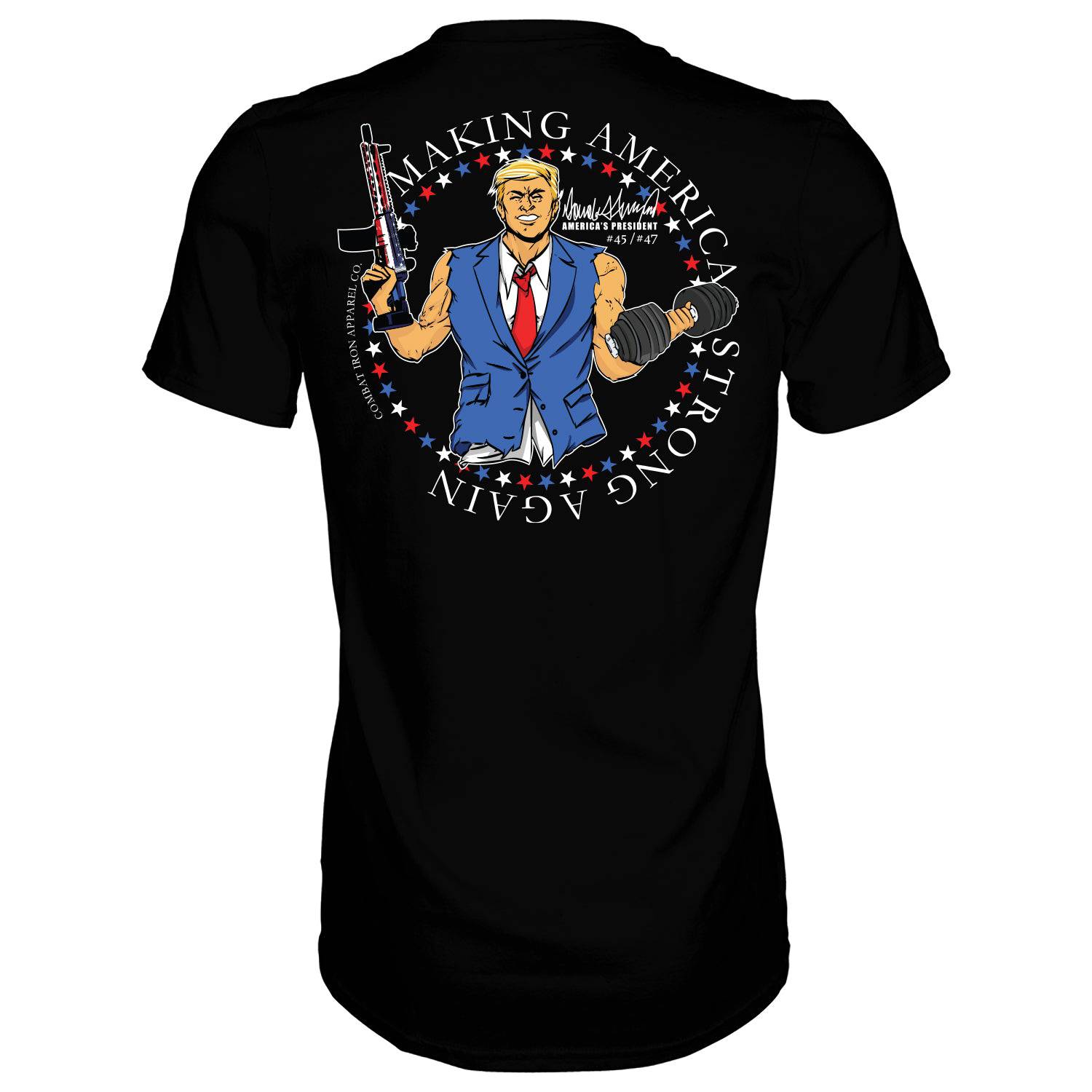 Make America Strong Again Men's T-Shirt Hoodie, Sweatshirt | CoreVibeTees.com (Image 2)