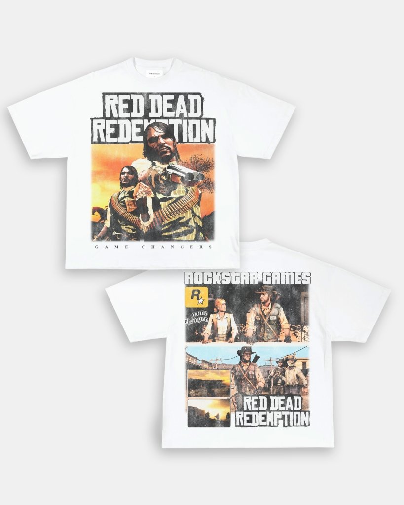 RED DEAD REDEMPTION TEE - [DS] Hoodie, Sweatshirt | CoreVibeTees.com (Image 3)