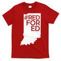 Red For Ed Indiana T-Shirt Hoodie, Sweatshirt | CoreVibeTees.com