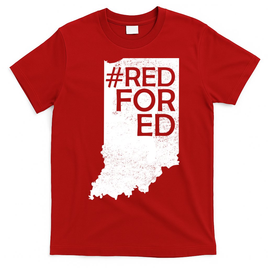 Red For Ed Indiana T-Shirt Hoodie, Sweatshirt | CoreVibeTees.com