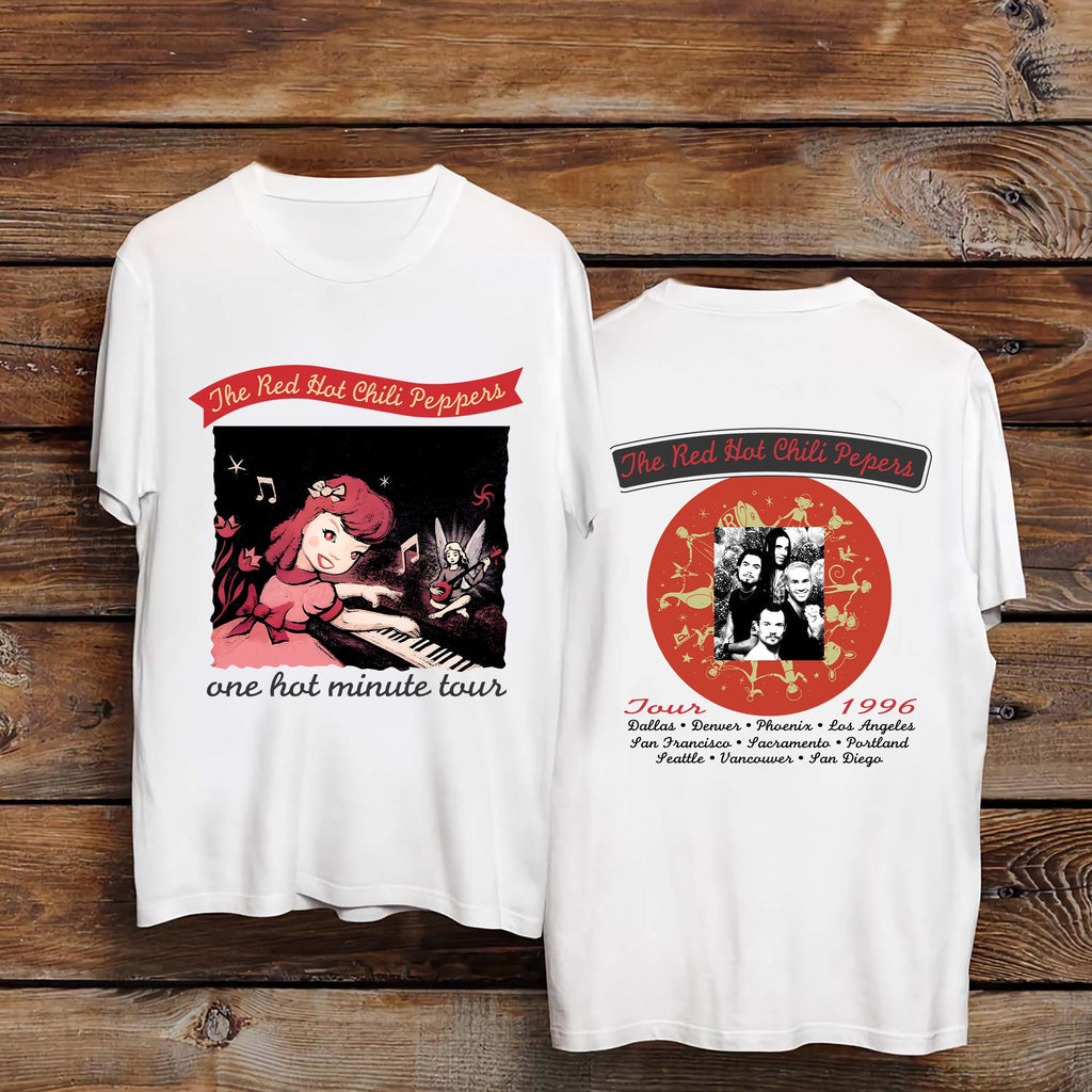 Red Hot Chili Peppers One Hot Minute Tour 1996 T-Shirt Hoodie, Sweatshirt | CoreVibeTees.com
