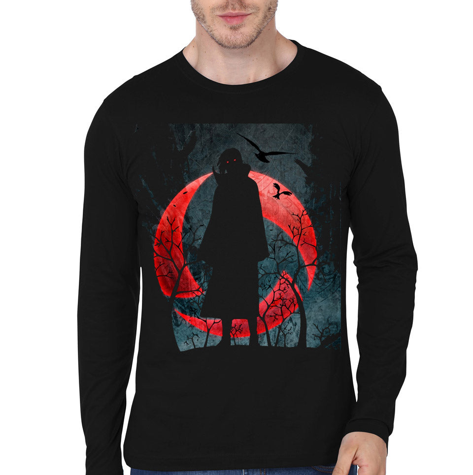 Red Moon Black Full Sleeve T-Shirt Hoodie, Sweatshirt | CoreVibeTees.com