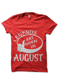 Legends Are Born In August T-Shirt Style001 Hoodie, Sweatshirt | CoreVibeTees.com