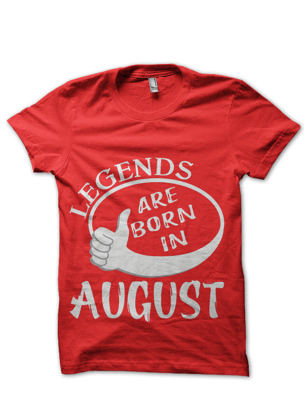 Legends Are Born In August T-Shirt Style001 Hoodie, Sweatshirt | CoreVibeTees.com