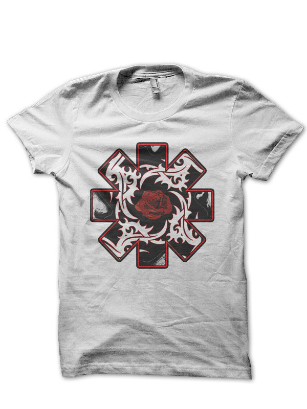 Red Hot Chili Peppers Half Sleeve White T-Shirt Hoodie, Sweatshirt | CoreVibeTees.com