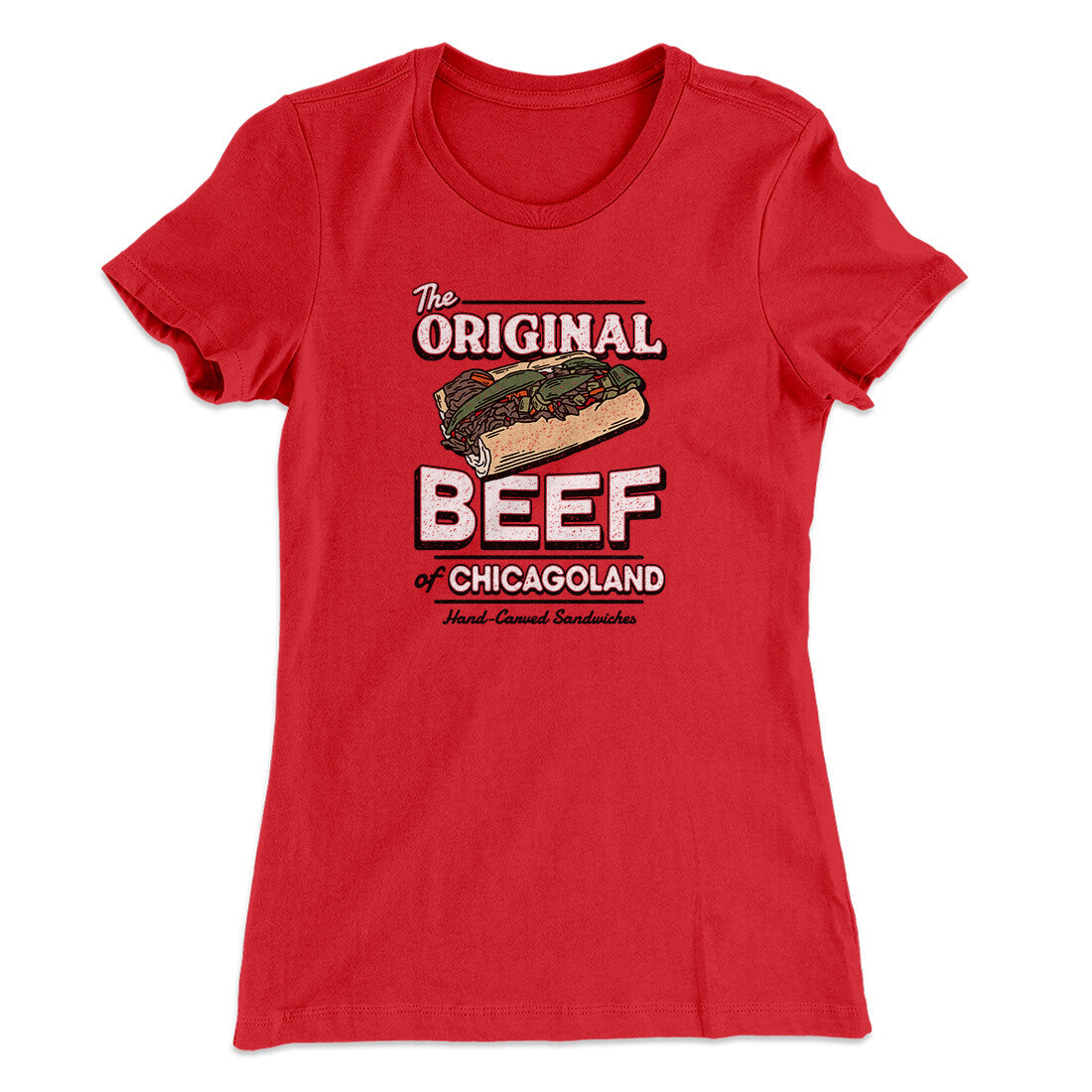 The Original Beef Of Chicagoland Women's T-Shirt Hoodie, Sweatshirt | CoreVibeTees.com (Image 4)