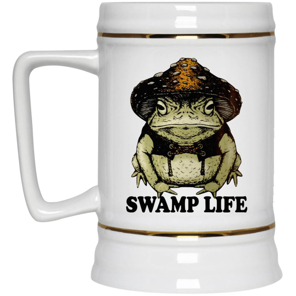 Frog Mushroom Swamp Life Mug