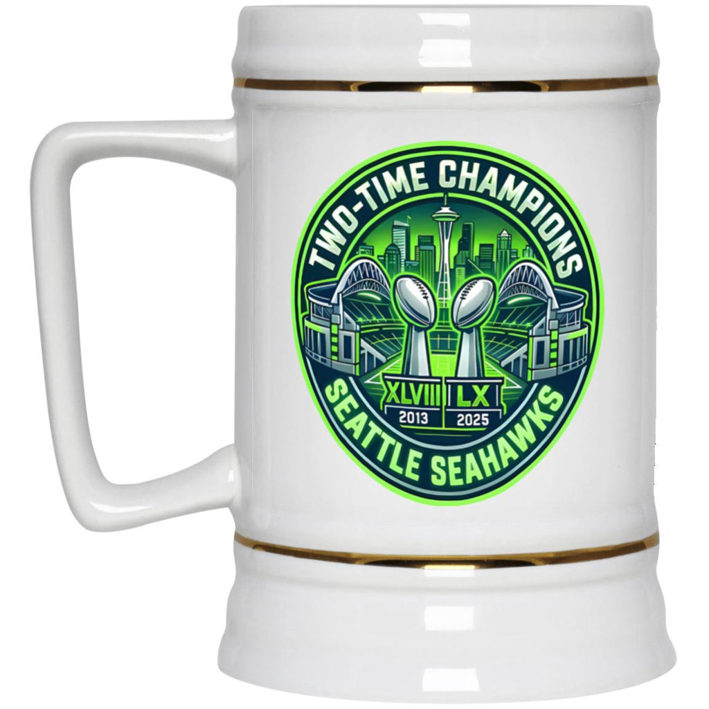 Seahawks Two-Time Champions Mug