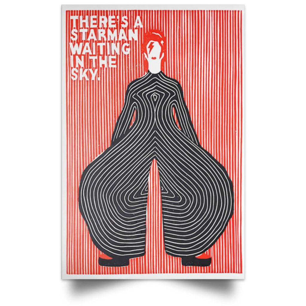 There’s A Starman Waiting In The Sky Poster