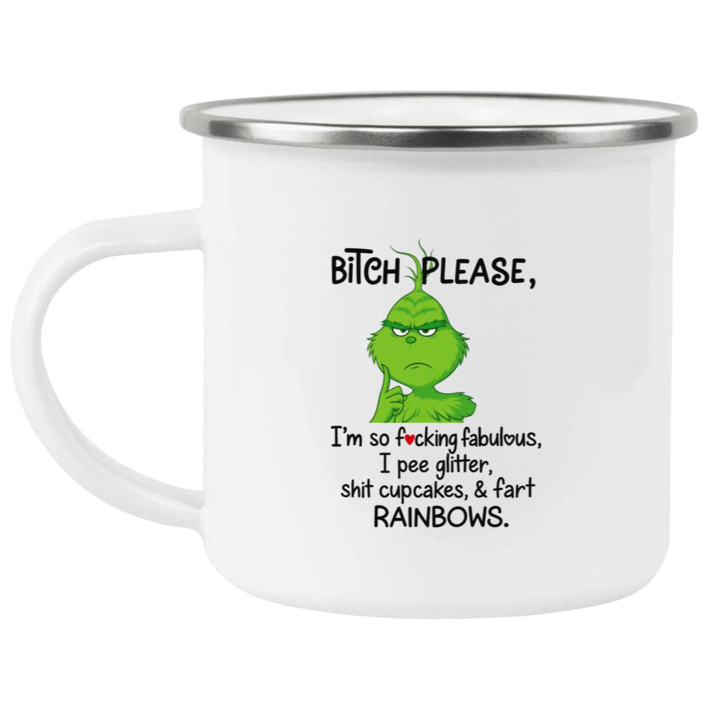 Bitch Please I’m So F-cking Fabulous I Pee Glitter Shit Cupcakes Fast Rainbows Mug