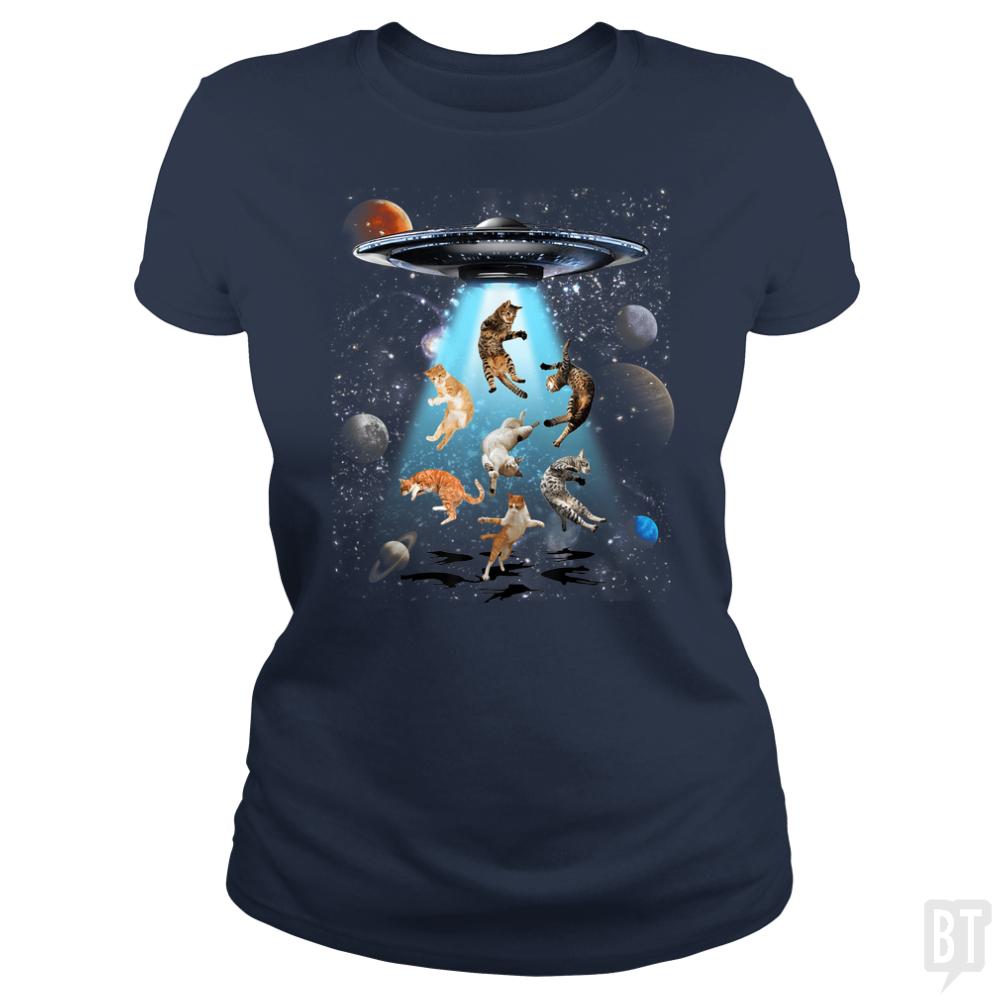 Galaxy Cat Shirt Hoodie, Sweatshirt | CoreVibeTees.com (Image 5)